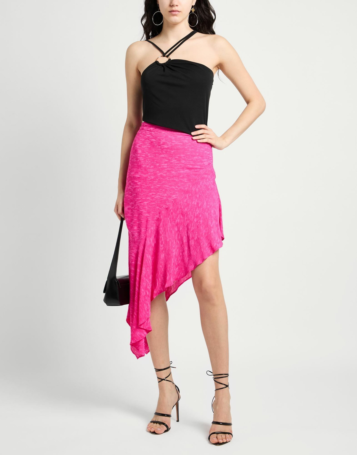 Iro Womens Midi skirt Fuchsia