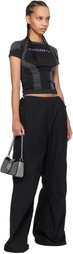 MISBHV Black Crystal Mini Shoulder Bag