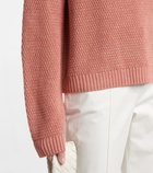 Loro Piana Coimbra linen and silk sweater