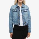 Courreges Women's Courrèges Denim Zip Jacket in Blue