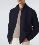 Lardini Knitted wool-blend jacket