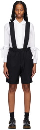Comme des Garçons Girl Black Suspender Shorts