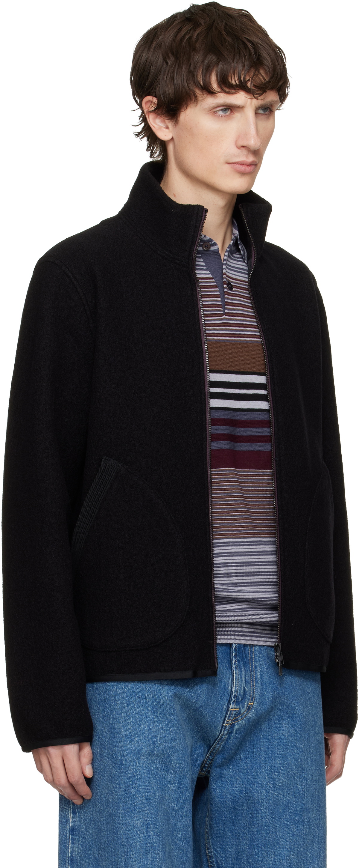 PS by Paul Smith Black Wool Jacket