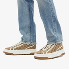Gucci Men's Tennis Treck High GG Jacquard Sneakers in Beige