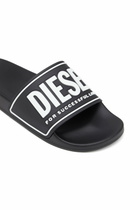 Diesel Sa-Mayemi-Pool slides with 3D logo - Slides Mens in Black