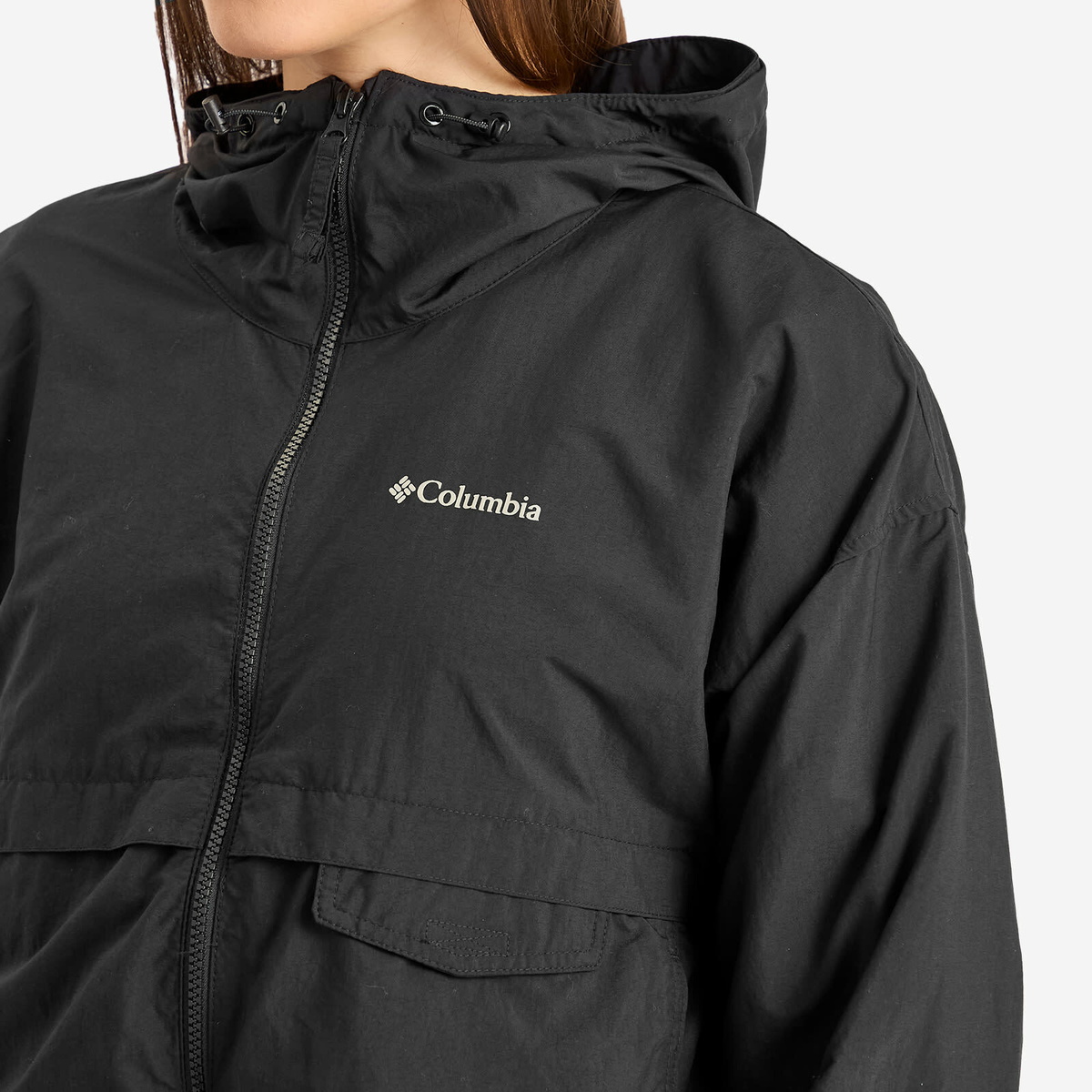Women's Cropped Rain Jacket Columbia Women's Spire Valley Cropped