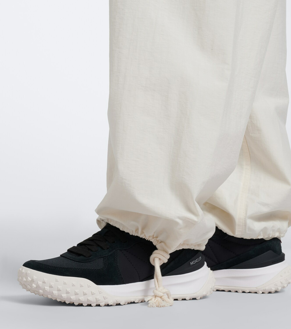 Moncler Moncler CityTrek suede-trimmed sneakers