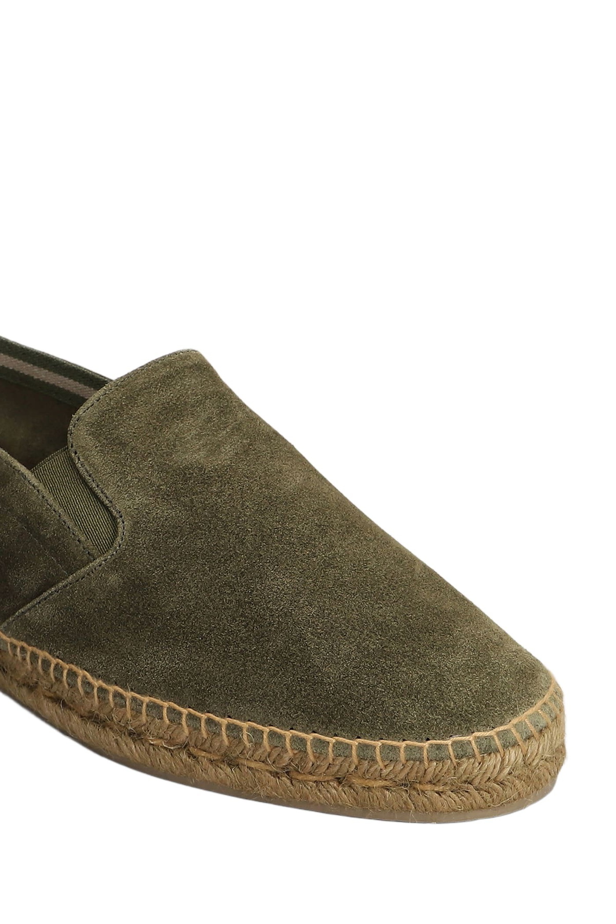 Castañer Joel T-186 Espadrilles In Green Suede
