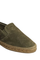 Castañer Joel T-186 Espadrilles In Green Suede