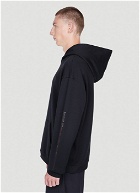 Moncler - Logo Print Hooded Sweatshirt in Black