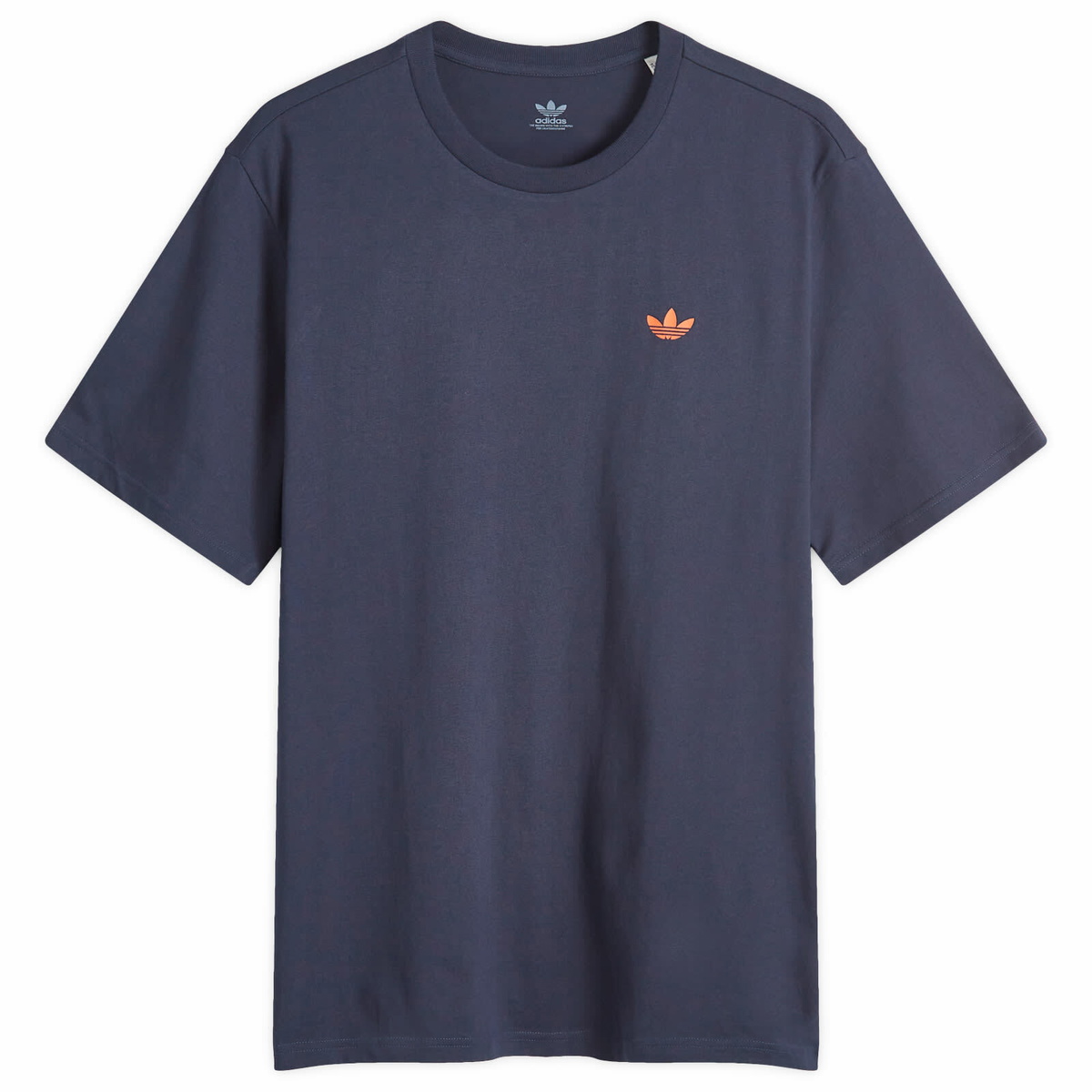 Adidas Men's 4.0 Logo T-Shirt in Legend Ink/Collegiate
