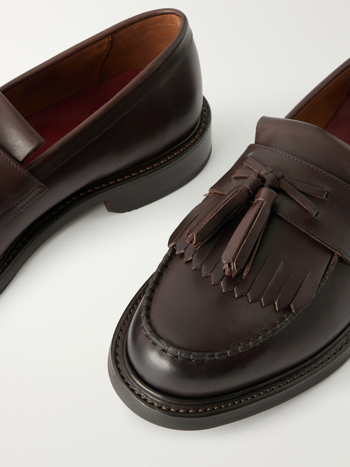 Grenson - Morven Leather Loafers - Brown
