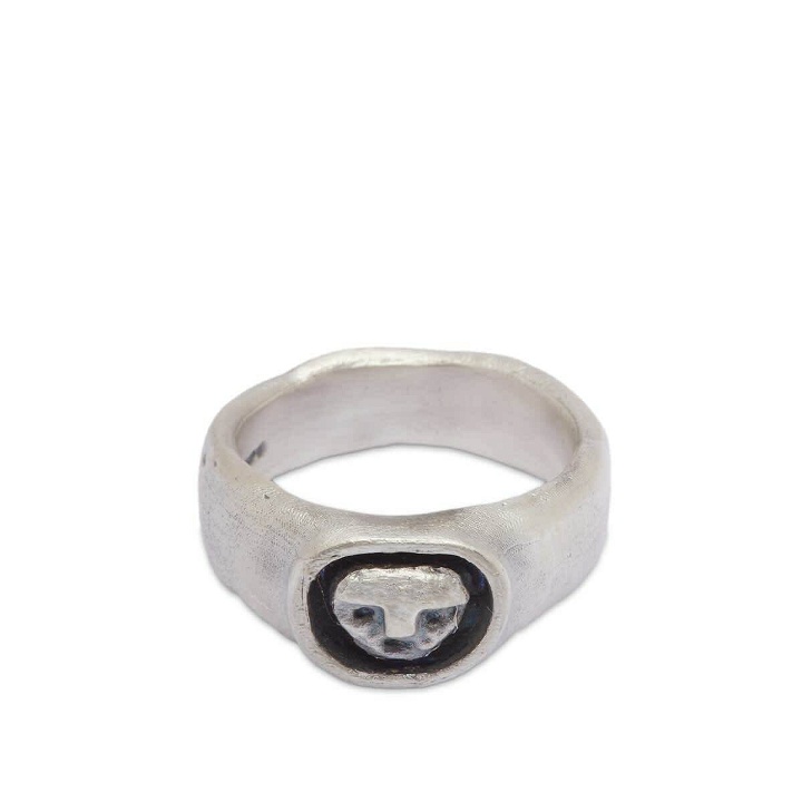 Photo: Heresy Men's Sage Ring in Oxidised Silver