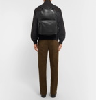 Valentino - Valentino Garavani Rockstud Pebble-Grain Leather Backpack - Men - Black