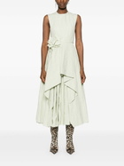 Marques'Almeida Wrinkled Cotton Midi Dress