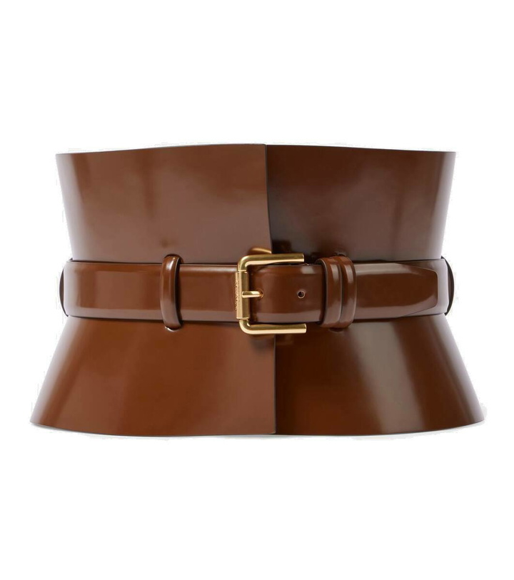 Photo: Max Mara Bustier175 leather belt