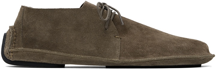 Photo: The Row Taupe Lucca Desert Boots