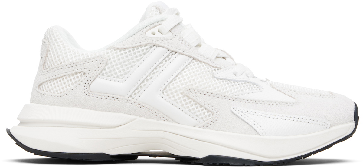 Lanvin White & Off-White JLA Mesh Sneakers Lanvin