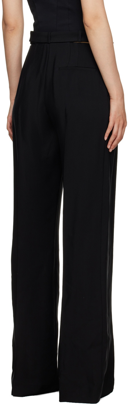 Mugler Black Fluid Trousers Mugler