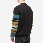 Paul Smith Men's Stripe Cardigan in Black