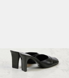 The Row Milla leather mules