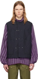 Pilgrim Surf + Supply Navy Finster Utility Reversible Vest