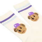 Rostersox Team Bear Socks in White