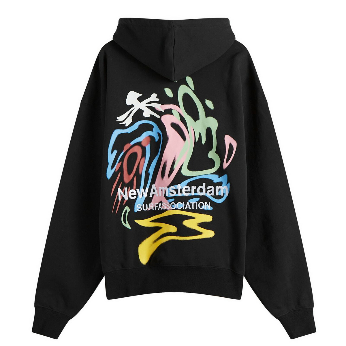 New Amsterdam Surf Association Men's New Amsterdam Weather Icon Hoodie in Black
