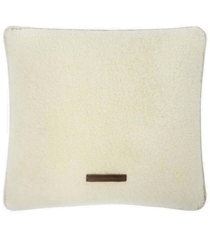 Photo: Brunello Cucinelli Wool and cashmere-blend cushion