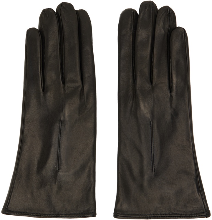 Photo: Fear of God Black Leather Gloves