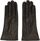 Fear of God Black Leather Gloves