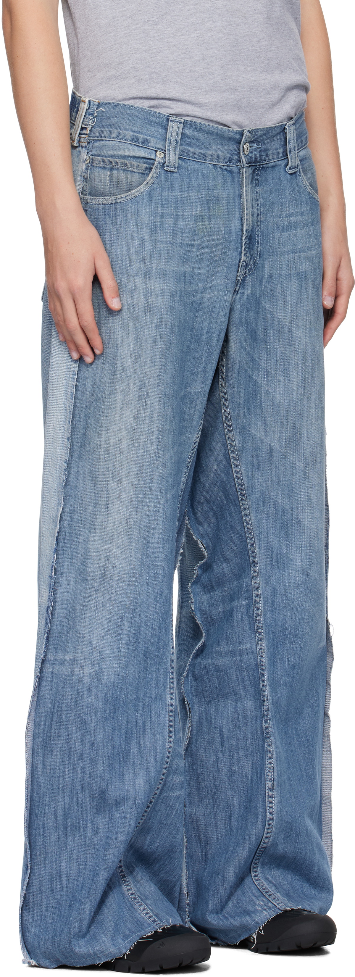 Prototypes Blue Outline Jeans