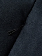 SEASE - Tribeca Quilted Herringbone Cotton and Cashmere-Blend Down Jacket - Blue