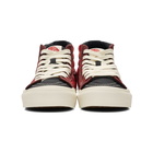 Vans Black and Red Ralph Steadman Edition Lion OG Sk8-Hi LX Sneakers