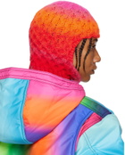 AGR Orange & Pink Tie-Dye Balaclava