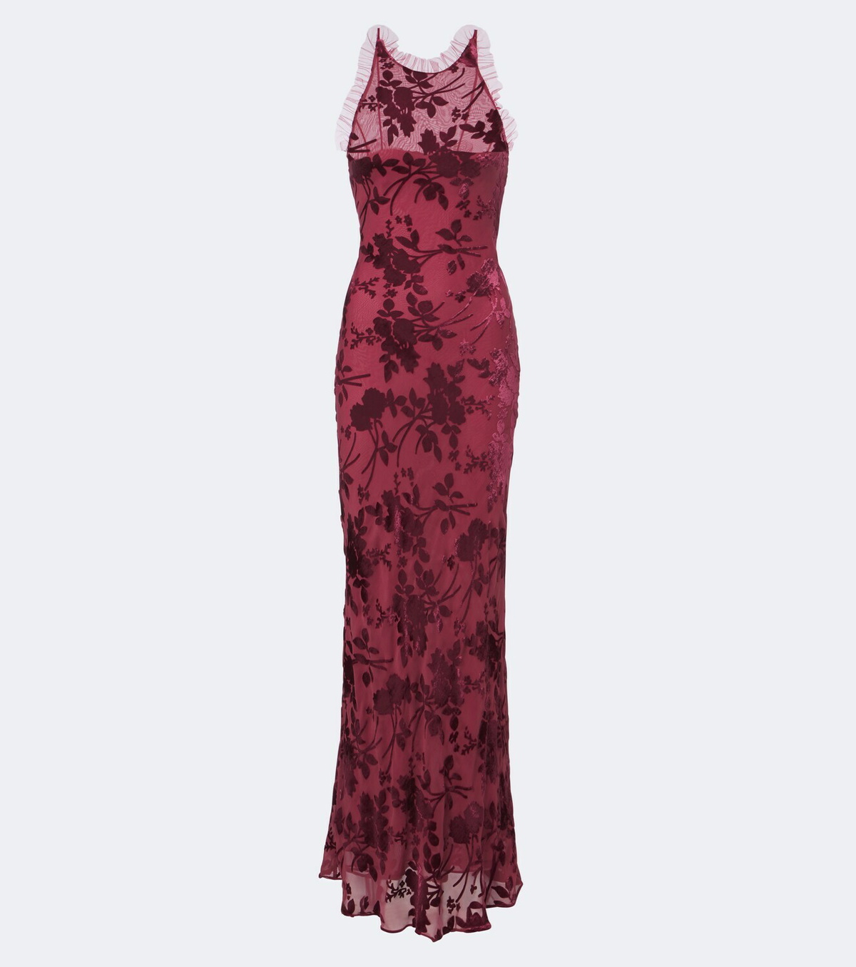 Rodarte Floral devoré maxi dress