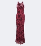 Rodarte Floral devoré maxi dress