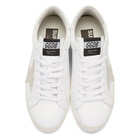 Golden Goose White and Grey Superstar Sneakers