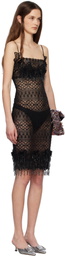 Mirror Palais Black Leo Lady Length Midi Dress