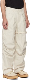 R13 Off-White Mark Military Cargo Pants