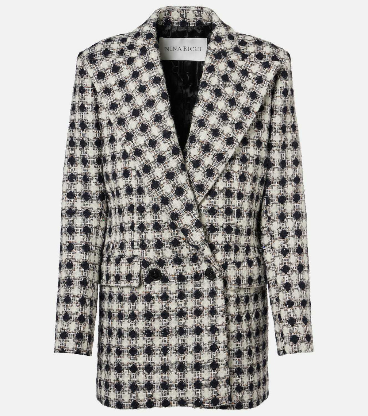 Nina Ricci Double-breasted tweed blazer
