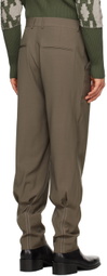 Steven Passaro Taupe Four-Pocket Trousers