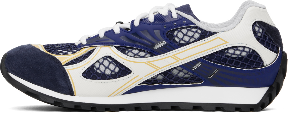 Bottega Veneta Blue & White Orbit Sneakers