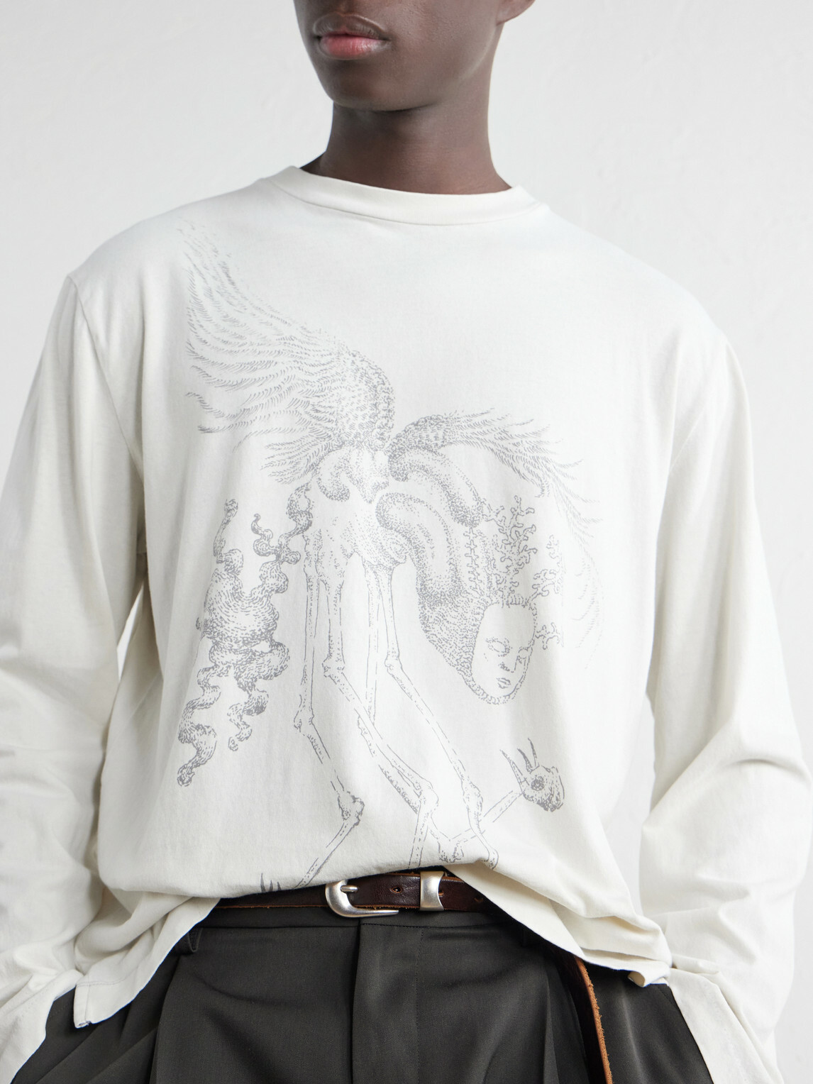 Our Legacy - Printed Cotton-Jersey T-Shirt - White