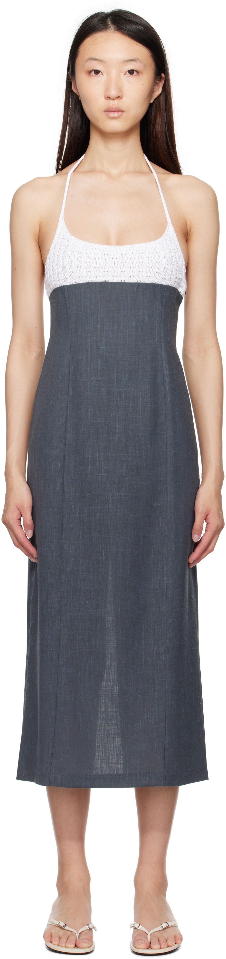【関税込み】Paloma Wool グレー Merlo ミニドレス Merlo Dress