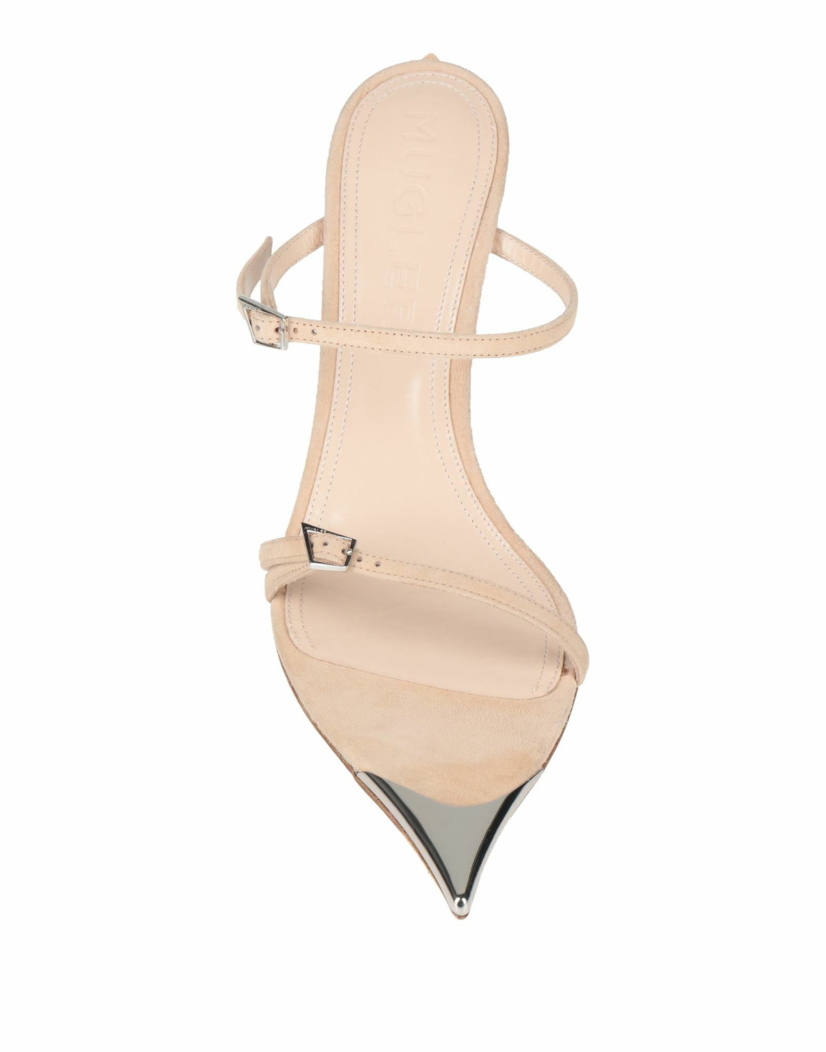Mugler Womens Sandals in Beige