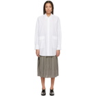 Sara Lanzi White Oversized Shirt