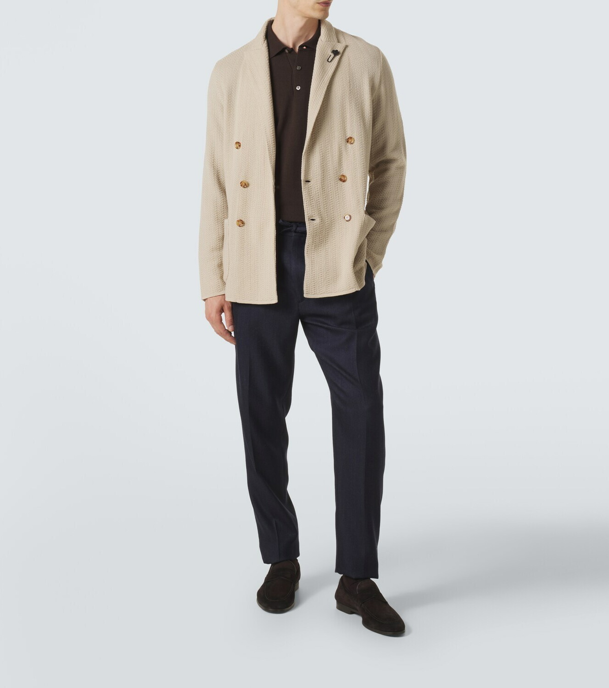 Lardini Wool slim pants