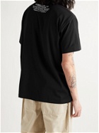 BURBERRY - Oversized Printed Cotton-Jersey T-Shirt - Black - M