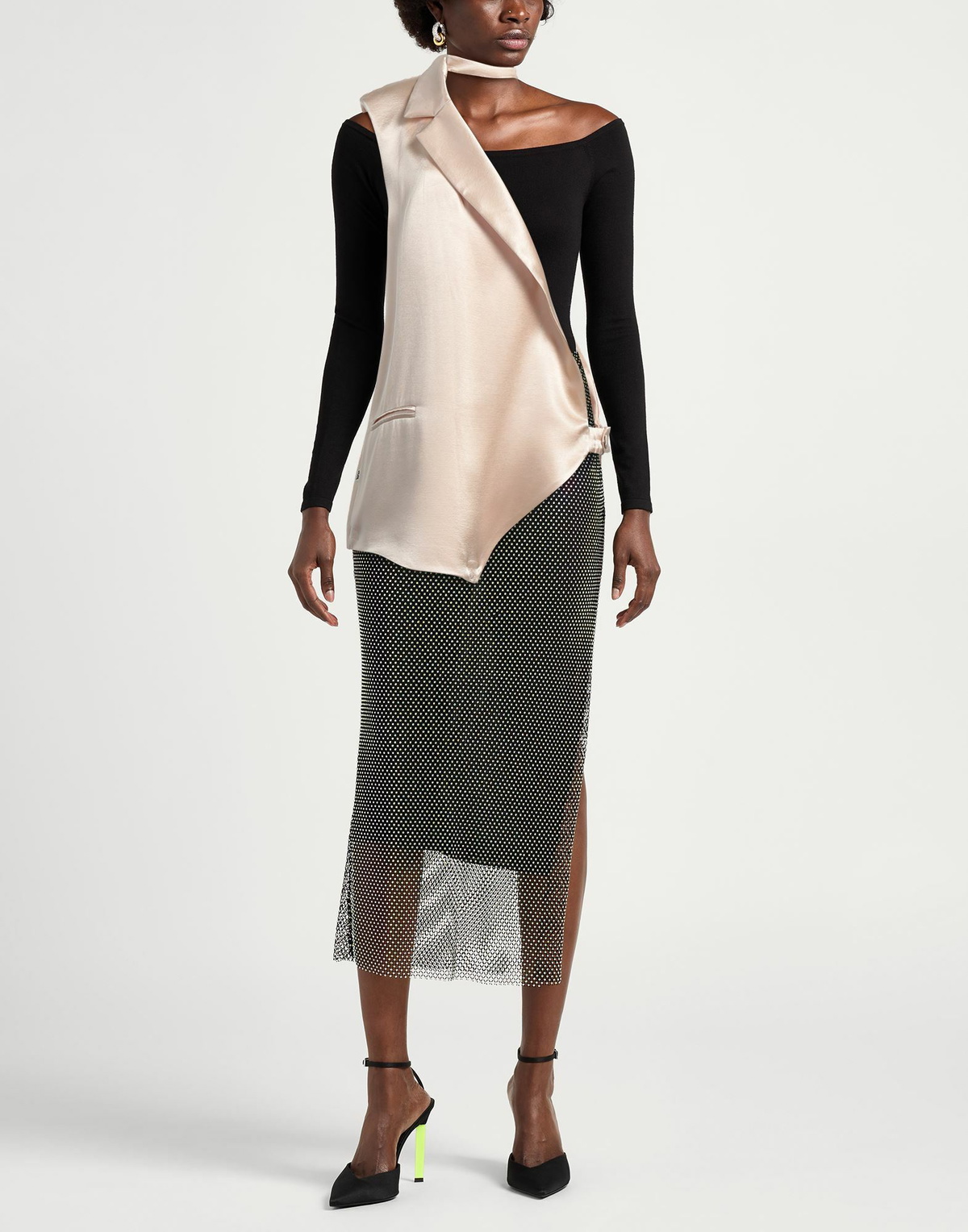 Jijil Womens Top in Beige